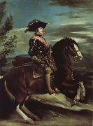 VELAZQUEZ, Diego Rodriguez de Silva y Horseman picture Philipps IV France oil painting artist